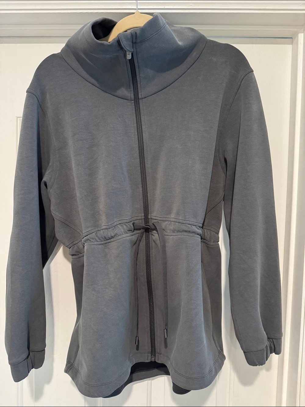 lululemon athletica Charcoal Gray Zip-Front Utility Jacket